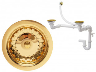 Klasický zlatý dvoukomorový sifon